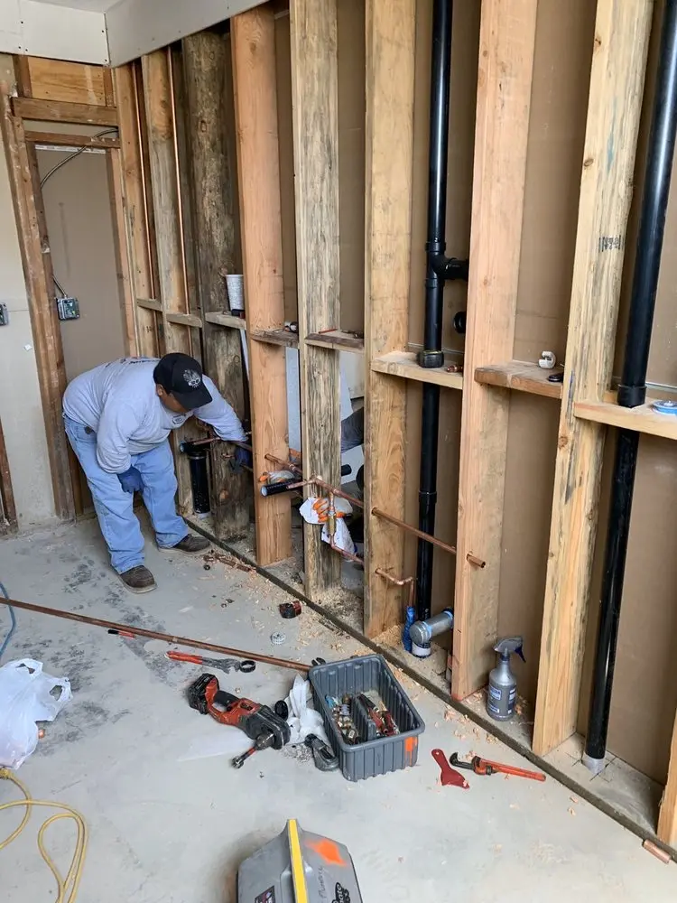 Commercial rough-in plumbing for Gas Line Repair in South Williamsport